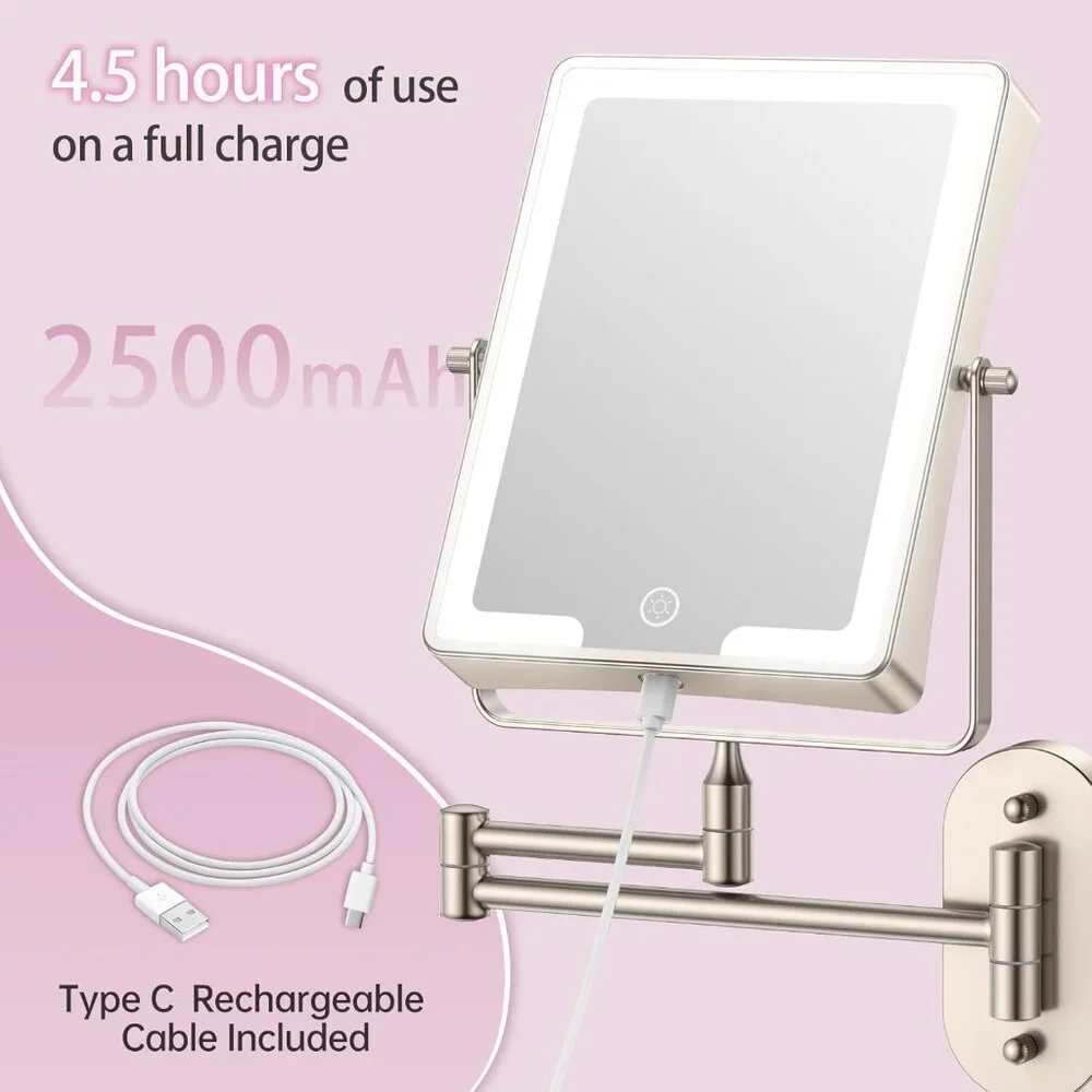 Wall Mount Makeup Mirror
